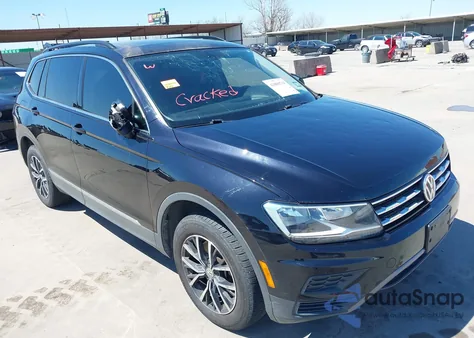 2020 Volkswagen Tiguan 2.0T Se/2.0T Se R-Line Black/2.0T Sel из США, поврежденный, VIN 3VV3B7AX6LM071413